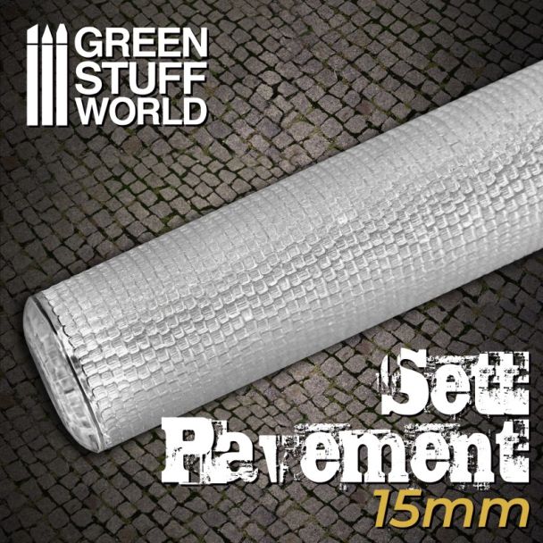 Sett Pavement Rolling pin 15mm - Green Stuff World