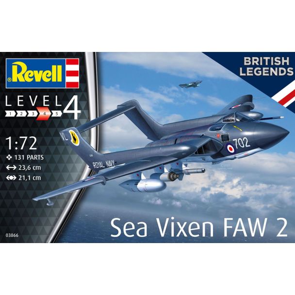 Revell 1/72 De Havilland Sea Vixen FAW.2 "British Legends" # 03866