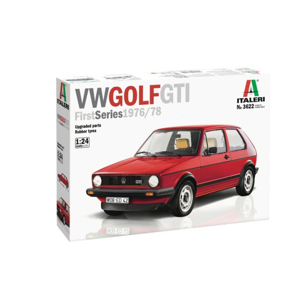 Italeri 3622 Volkswagen Golf I GTI Rabbit 1:24 Plastic Model Car Kit
