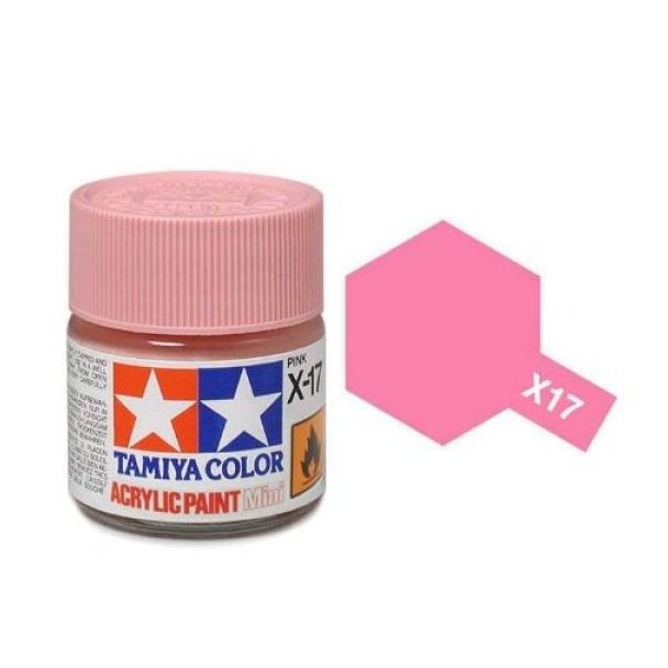 Tamiya Acrylic Mini X-17 Pink Paint
