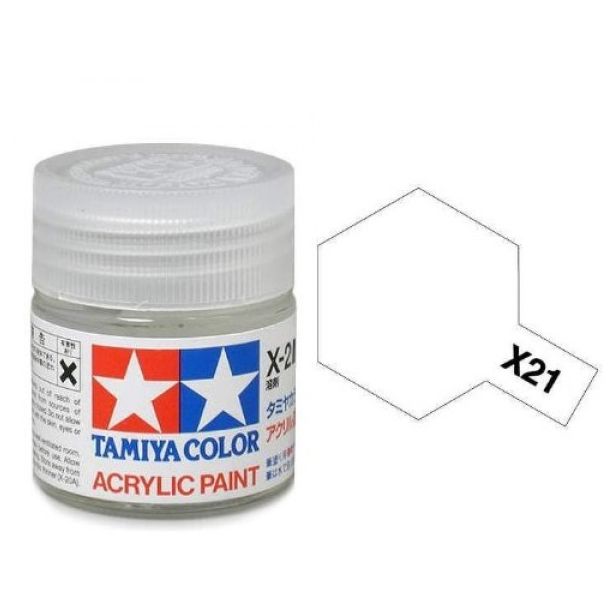 Tamiya Acrylic Mini X-21 Flat Base Paint