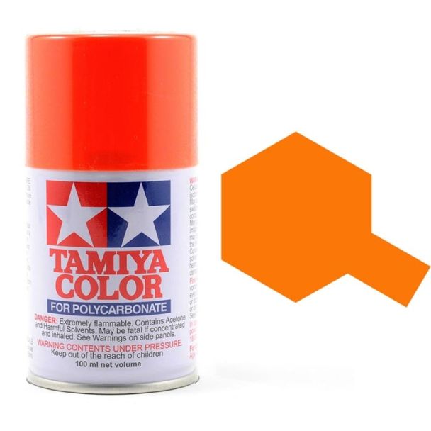 Tamiya PS-62 Pure Orange Polycarbonate Spray