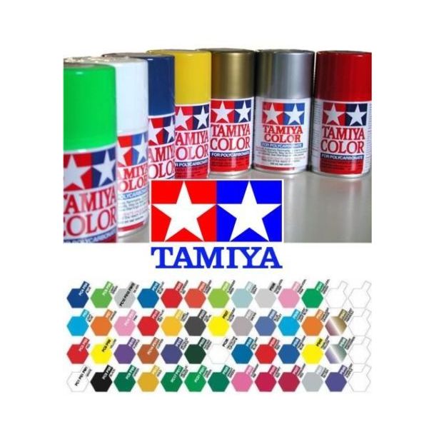 Tamiya 100ml Polycarbonate Lexan PS for RC Car Model Spray Paint PS-1 to PS-30