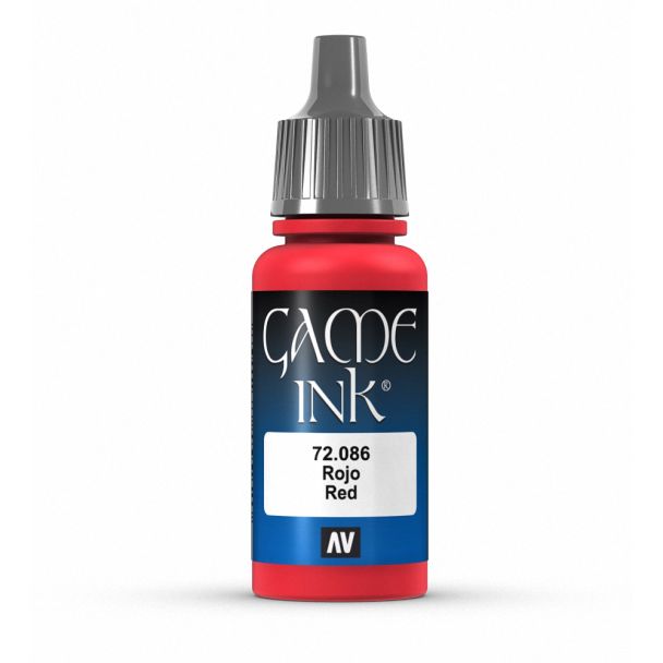 Vallejo Game Ink 17ml - Inky Red - 72.086