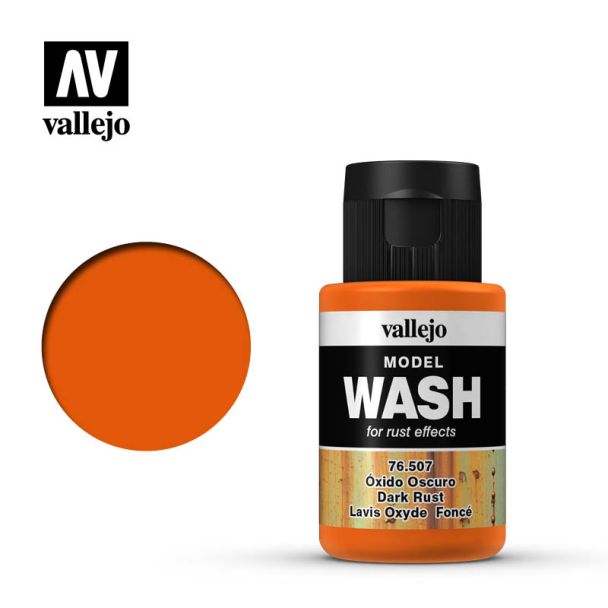 Vallejo Model Wash 35ml - Dark Rust - 76.507