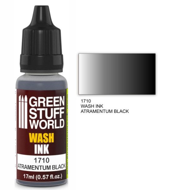 Wash Ink ATRAMENTUM BLACK 17ml - Green Stuff World-1710