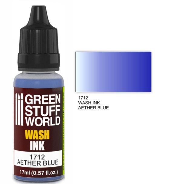 Wash Ink AETHER BLUE 17ml - Green Stuff World-1712