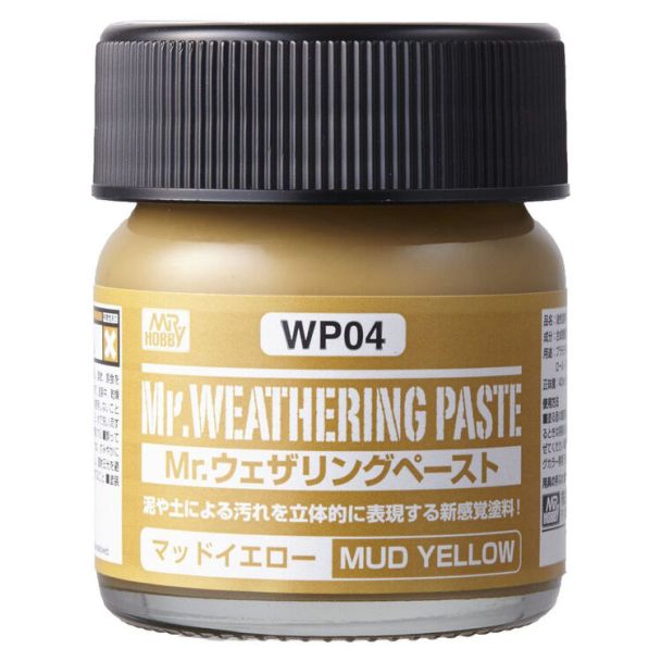 Mr Weathering Paste Mud Yellow 40ml Mr Hobby - WP-04