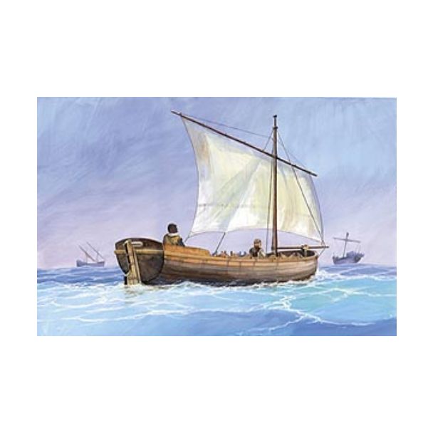 ZVEZDA Medieval Life Boat Scale: 1:72 - 9033  Model Kit