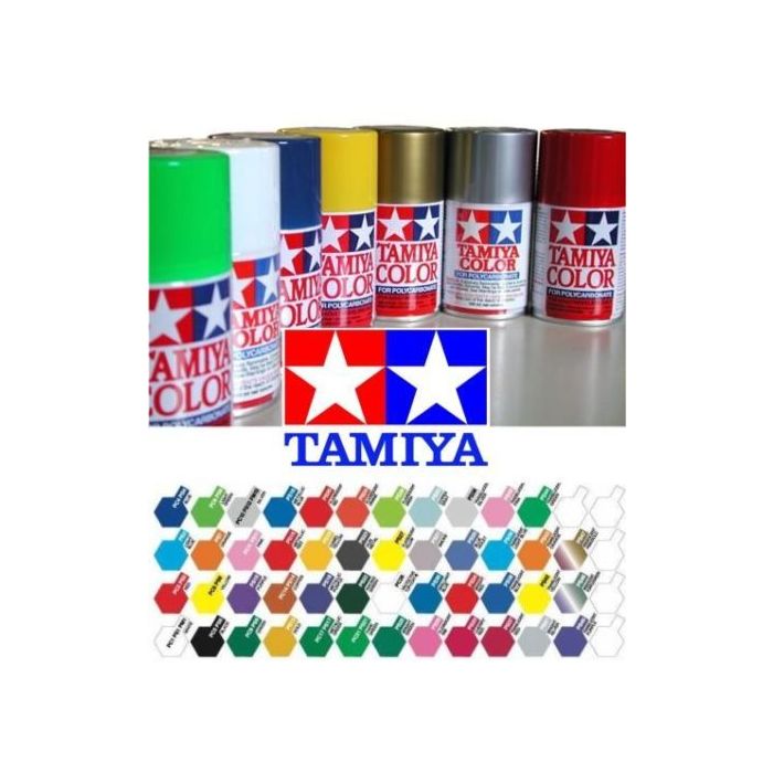 Tamiya 100ml Polycarbonate Lexan PS for RC Car Model Spray Paint PS-1 to  PS-30