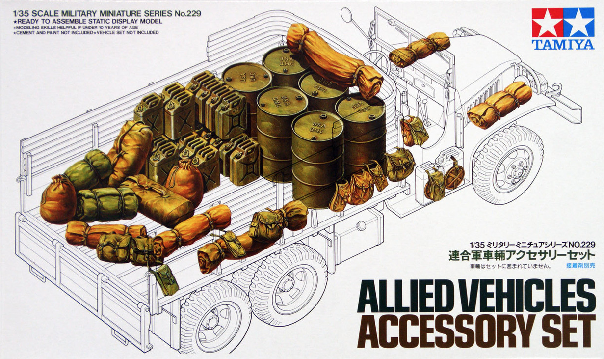 Tamiya 1/35 Allied Vehicles Accessory Set 35229 - Image 10
